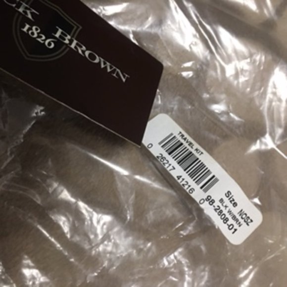 Black Brown 1826 (Lord & Taylor) Men's Travel Kit NEW WITH TAG - Picture 3 of 10